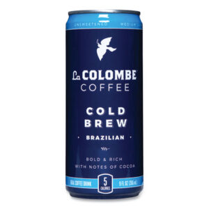 Cold Brew Coffee, Brazilian Bold, 9 oz Can, 12/Carton