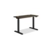 Coordinate Height Adjustable Desk Bundle 2-Stage, 46" x 22" x 27.75" to 47", Florence WalnutBlack