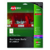 Surface Safe ID Labels, Inkjet/Laser Printers, 0.88 x 2.63, White, 33/Sheet, 25 Sheets/Pack