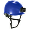 Skullerz 8976LED Class E Safety Helmet with LED Light, 6-Point Ratchet Suspension, Blue