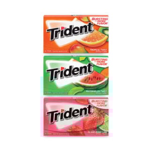 Sugar-Free Gum, Fruit Variety, 14 Pieces/Pack, 20 Packs/Carton