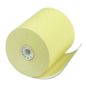 Direct Thermal Printing Thermal Paper Rolls, 3.13" x 230 ft, Canary, 50/Carton