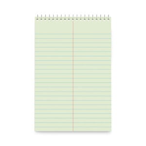 Steno Pads, Gregg Rule, Red Cover, 80 Green-Tint 6 x 9 Sheets, 6/Pack