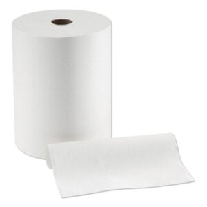 enMotion High Capacity Roll Towel, 1-Ply, 10" x 800 ft, White, 6 Rolls/Carton