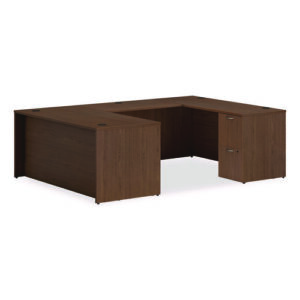 Mod U-Station Bundle, 66" x 96" x 29", Sepia Walnut
