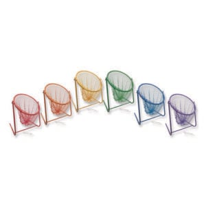 Multipurpose Target Net Set, 16" x 12.5", 15" Diameter, 6 Assorted Color Nets