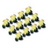 KEV Seamless Knit Kevlar Gloves, Small, Yellow/Black, 12 Pairs