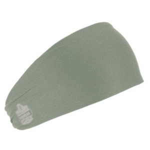 Chill-Its 6634 Performance Knit Cooling Headband, Polyester/Spandex, One Size Fits Most, Gray