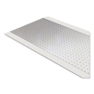 Ribbed Vinyl Carpet Runner, 27 x 240, Clear