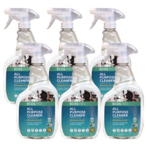 Orange Plus All-Purpose Cleaner and Degreaser, Citrus Scent, 32 oz Spray Bottle, 6/Carton