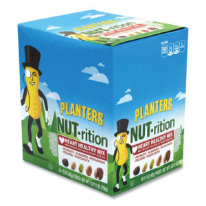 NUT-rition Heart Healthy Mix, 1.5 oz Tube, 18 Tubes/Carton