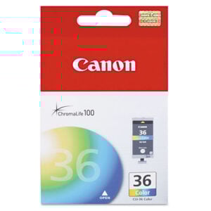 1511B002 (CLI-36) Ink, 100 Page-Yield, Tri-Color