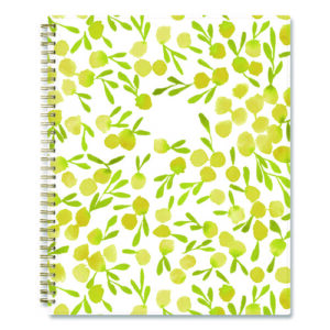 Kelly Ventura Mimosa Weekly/Monthly Planner, Luscious Lemons Artwork, 11 x 8.5, Yellow/White Cover, 12-Month (Jan-Dec): 2025