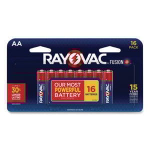 Fusion Performance, Alkaline AA Batteries, 16/Pack