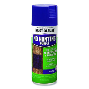 Specialty No Hunting Purple Spray Paint, Flat No Hunting Purple, 12 oz Aerosol Can