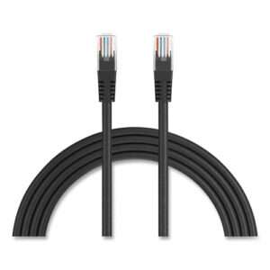 CAT6 Patch Cable, 7 ft, Black