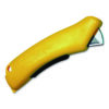 X-traSafe CU Safety Utility Knife, Plastic Handle, Yellow, 6/Pack