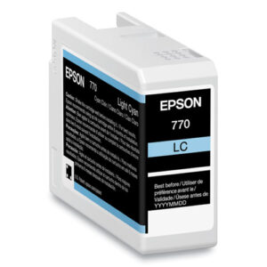 T770520 (T770) UltraChrome PRO10 Ink, 25 mL, Light Cyan