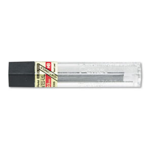Super Hi-Polymer Lead Refills, 0.5 mm, HB, Black, 12/Tube