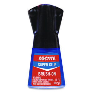 Super Glue Brush On, 0.17 oz, Dries Clear