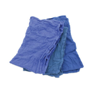 Reclaimed Surgical Huck Towels, Blue, 5 lb/Carton