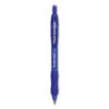 Profile Ballpoint Pen, Retractable, Medium 1 mm, Blue Ink, Translucent Blue Barrel, 4/Pack