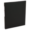 Economy Non-View Binder with Round Rings, 3 Rings, 0.5" Capacity, 11 x 8.5, Black, (3201)
