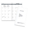 Pocket Size Monthly Planner Refill, 6 x 3.5, White Sheets, 12-Month (Jan to Dec): 2025