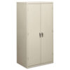 Assembled Storage Cabinet, 36w x 24.25d x 71.75h, Light Gray