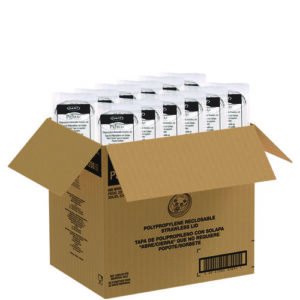 Prima Strawless Plastic Lids, Fits 30 oz to 32 oz Cold Cups, Clear, 100/Sleeve, 12 Sleeves/Carton