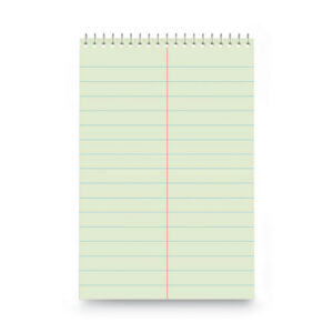 Steno Pads, Pitman Rule, Red Cover, 60 Green-Tint 6 x 9 Sheets