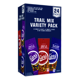 Trail Mix Variety Pack, Assorted Flavors, 24 Packets/Box