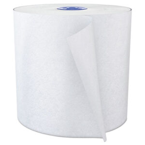 Signature Hardwound Roll Towels for Tandem Dispensers, TAD, 1-Ply, 7.5" x 775 ft, White, 6 Rolls/Carton