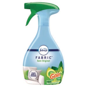 FABRIC Refresher/Odor Eliminator, Gain Original, 23.6 oz Spray Bottle, 4/Carton
