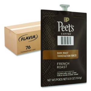 Peet's French Roast Coffee Freshpack, 76/Carton
