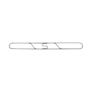 Clip-On Dust Mop Frame, 60w x 5d, Zinc Plated