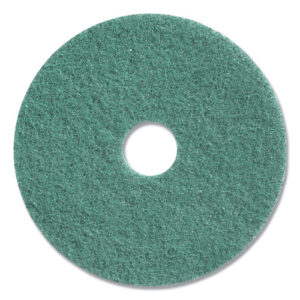Twister Floor Pad, 13" Diameter, Green, 2/Carton