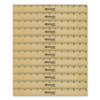 Beveled Wood Ruler, Standard, 12" Long, Natural Hardwood, 12/Pack