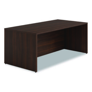Alera Seville Series Desk Shell, 72" x 36" x 29", Mahogany