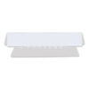 Hanging File Folder Plastic Index Tabs, 1/3-Cut, Clear, 3.7" Wide, 50/Pack