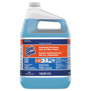 Disinfecting All-Purpose Spray and Glass Cleaner, Concentrate Liquid, 1 gal, 2/Carton