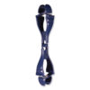 Squids 3400MD Metal Detectable Dual Clip Glove Clip Holder, 1 x 1 x 6.5, Acetal Copolymer, Deep Blue