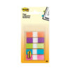Page Flags in Portable Dispenser, Assorted Brights, 5 Dispensers, 20 Flags/Color