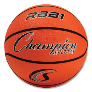Rubber Sports Ball, For Basketball, No. 7 Size, Official Size, Orange