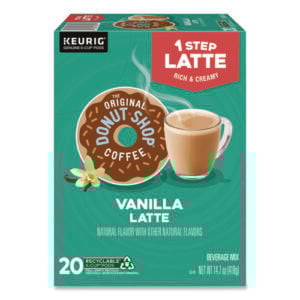 Vanilla One Step Latte K-Cup, 20/Box