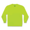 GloWear 8091 Non-Certified Hi-Vis Long Sleeve Shirt, 3X-Large, Lime