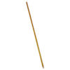 Wood Threaded-Tip Broom/Sweep Handle, 0.94" dia x 60", Natural