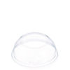 Open-Top Dome Lid, With 1.9" dia Hole, Fits 16 oz to 24 oz Cold Cups, Plastic, Clear, 1,000/Carton