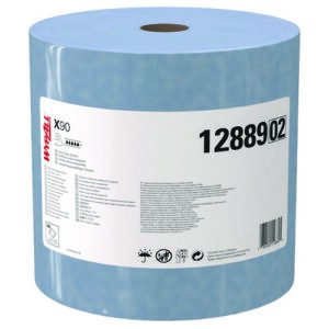 X90 Cloths, Jumbo Roll, 2-Ply, 11.1 x 13.4, Denim Blue, 450/Roll