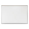 Proma Magnetic Porcelain Projection Whiteboard with Aluminum Frame, 96.5" x 48.5", White Surface, Satin Aluminum Frame